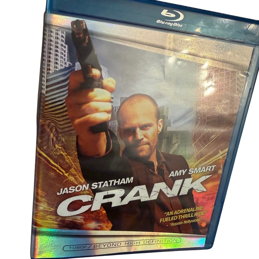 Lionsgate Crank Blu-ray Jason Statham Amy Smart Action Movie‎ Excellent
